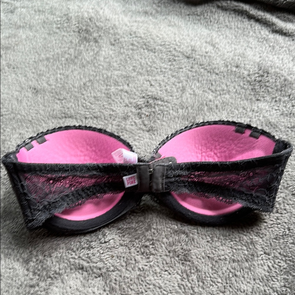 Victoria's Secret Gray and Black Molded Cup Bra - Picture 4 of 6